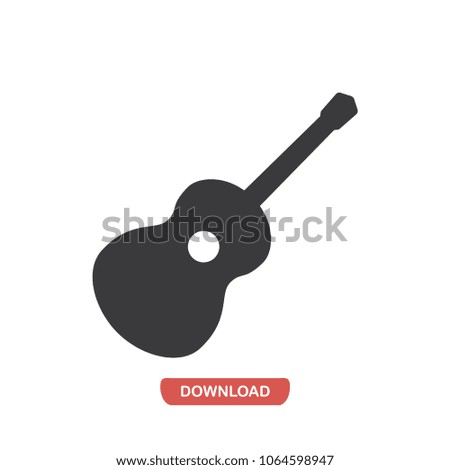 Guitar vector icon 
