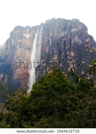 Angel Falls in Canaima, Venezuela