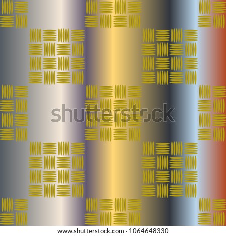 New multicolor abstract background with steel grid.