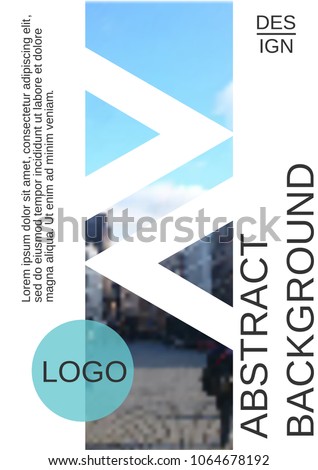 Cover design, magazine size a4. Future vector template for creating a fashionable abstract backdrop background for a booklet, flyer, modern poster layout, magazine. Eps 10.