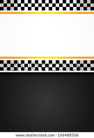 Taxi  blank racing background