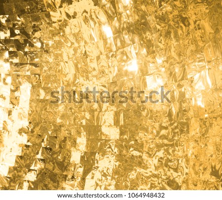 Background of golden texture shine, golden glow