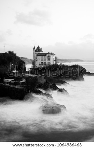 View from Biarritz, Basque Country.