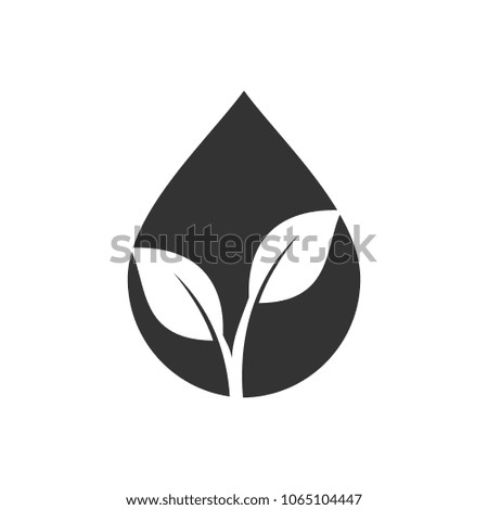 Plant Symbol. Leaf and nature icon. bio and ecology logo. vector eps 10.