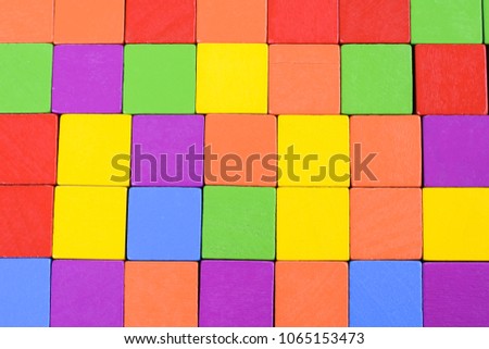Colorful Blocks on the table