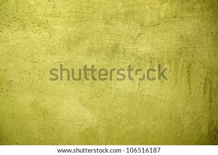 Yellow wall texture or background
