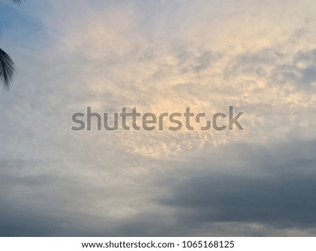 Beautiful sunset sky clouds texture