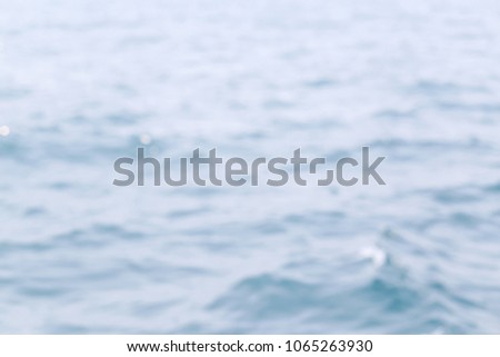 Abstract blur landscape of the sea background.