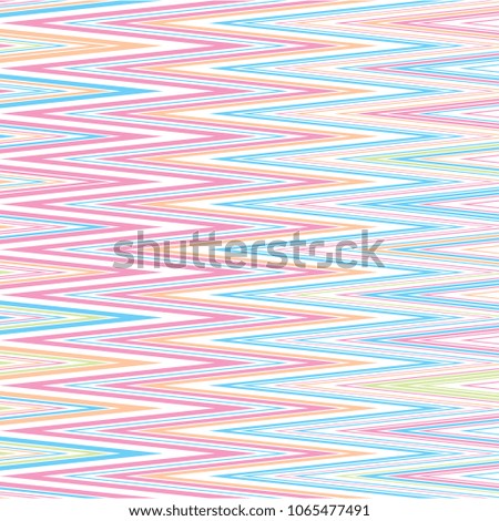 zigzag stripe pattern, pastel colors