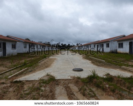 Tabatinga February 2016, A new housing estate is being developed in the middle of the jungle. Tabatinga, Amazon – Brazil