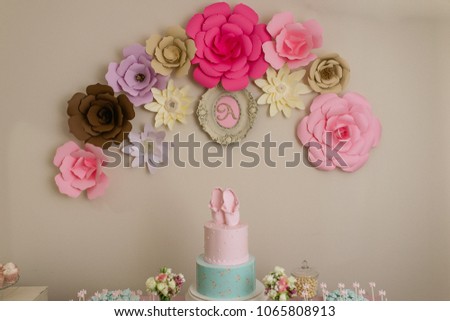 Baby pink / baby blue - sweet table