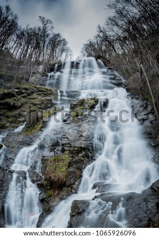 Early Spring at Amicalola Falls at the beginning of the Appalachian Trail