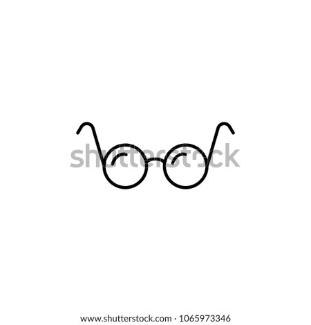 optical glasses icon. Element of simple icon for websites, web design, mobile app, info graphics. Signs and symbols collection icon for design and development on white background