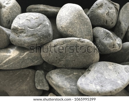 White Rocks and Pebbles