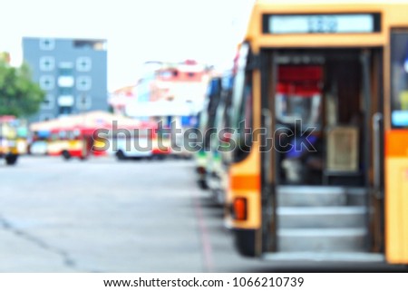 Bus Station Photo Blur