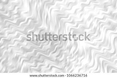 Light Silver, Gray vector pattern with lava shapes. Glitter abstract illustration with wry lines. The template for cell phone backgrounds.