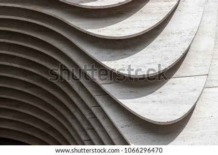 Sections of the concrete wall, abstract background.