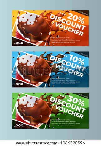 Printable Coffee Discount Vouchers. 3 Versions