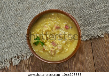 Rustic Nordic Pea Soup - Survive winter like the Scandanvians