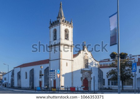 Church of the exaltation of Santa Cruz in the village of Batalha, Portugal