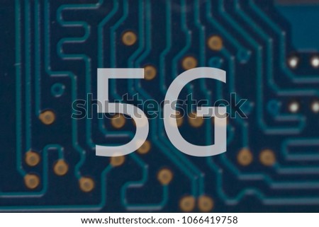 wireless network speed.5g internet concept. image blur,visible noise when view at full resolution.