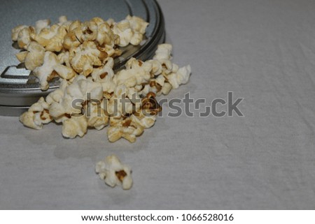 Popcorn and Film roll