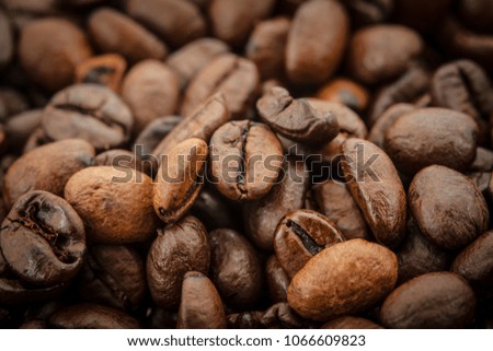 roasted coffee beans, can be used as a background 