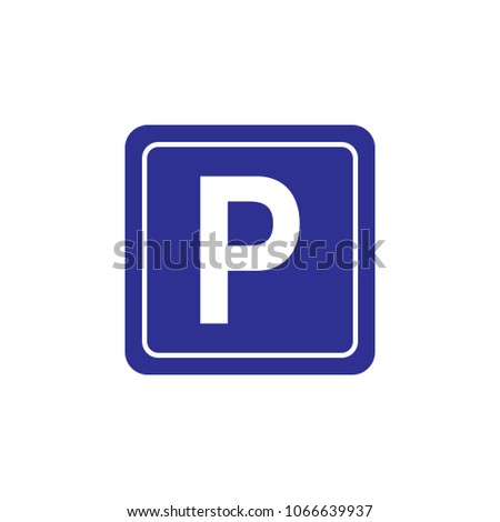 Parking sign . Vector illustration