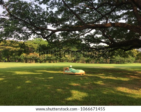 Sleep well in the park 