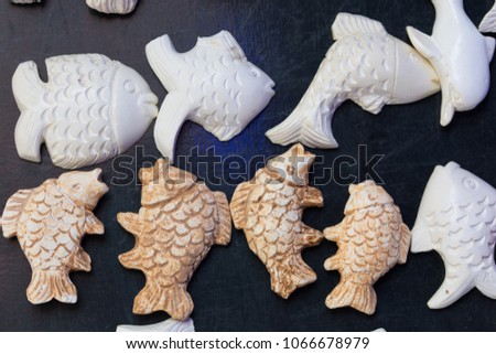 Meerschaum ornamental articles. usually used to make magnet, tobacco pipe, sculpture and jewelry. Almost all of meerschaum is removed from Eskisehir / Turkey.