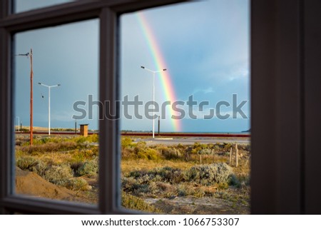 Beautiful rainbow sight, Patagonia