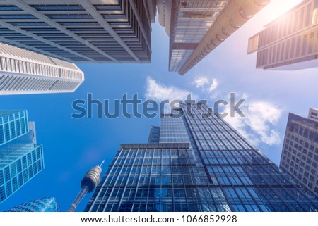 
Sydney City Complex, upward angle