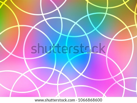 Light Multicolor, Rainbow vector natural abstract texture. Modern geometrical abstract illustration with doodles. A new texture for your design.