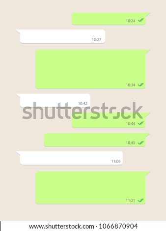 Social network chatting window.  Royalty-Free Stock Photo #1066870904