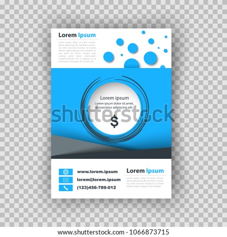 Paper banner - business infographic. Vector eps 10