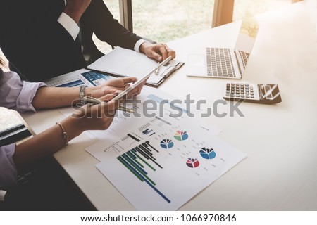 Trading business, the affiliate offers a profit model to adapt the current competitive strategy. Royalty-Free Stock Photo #1066970846