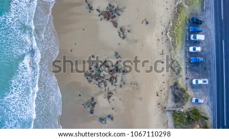 Drone shots of Australian beach