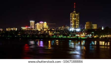 Tulsa Skyline at Night