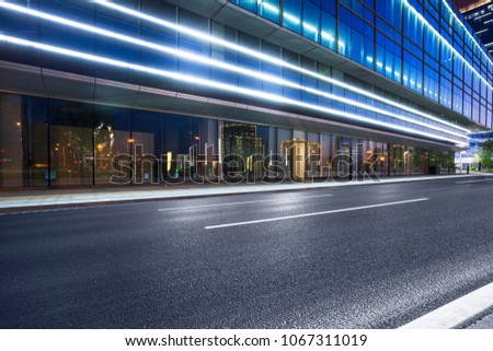 The road next to the Office Royalty-Free Stock Photo #1067311019