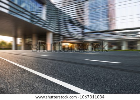 The road next to the Office Royalty-Free Stock Photo #1067311034