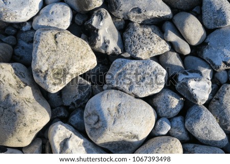 stones on the beach, background