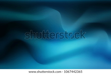 Dark BLUE vector background with abstract circles. A vague circumflex abstract illustration with gradient. The best blurred design for your business.