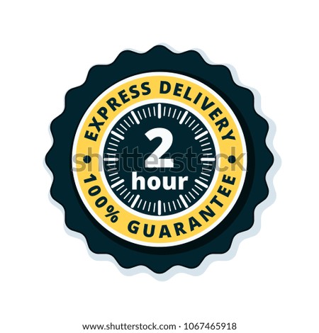 2 Hour Express Delivery illustration