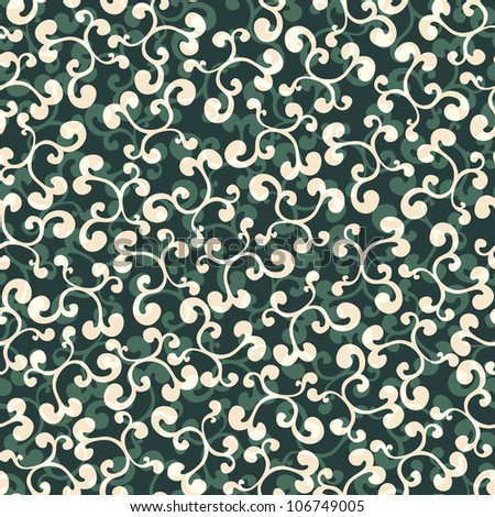 Seamless background texture with floral ornament