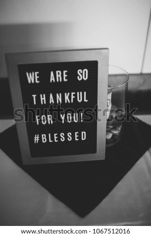 Thank you Blessed Wedding Sign