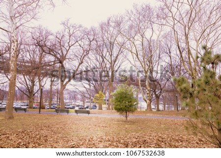 Beautiful view in Astoria Park Queens New York