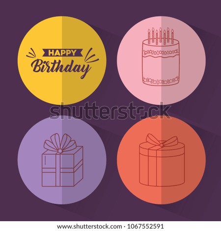 Happy birthday design