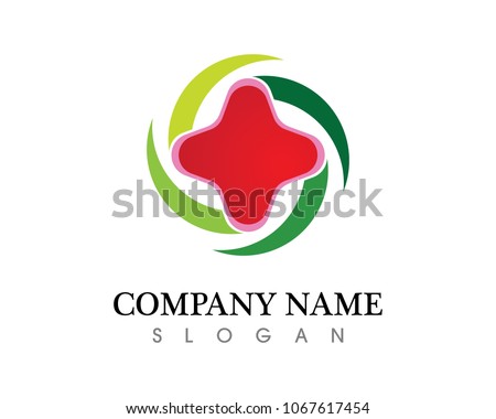 cross logo for Hospital logo and vector symbols template icons app, concept design, for health and science care logo, health care 