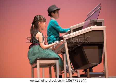 Performed at the recital of the piano