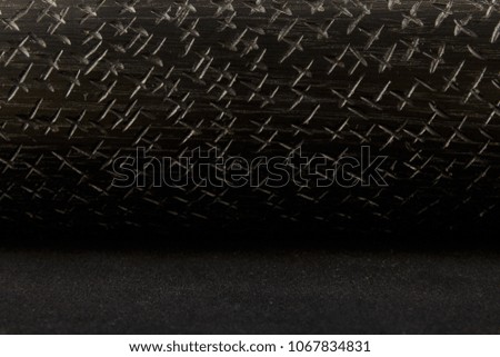 Wooden product made of wood on a black background
